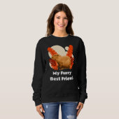 Sweatshirt Ami à Fourrure Capybara Animal Tropical (Devant entier)