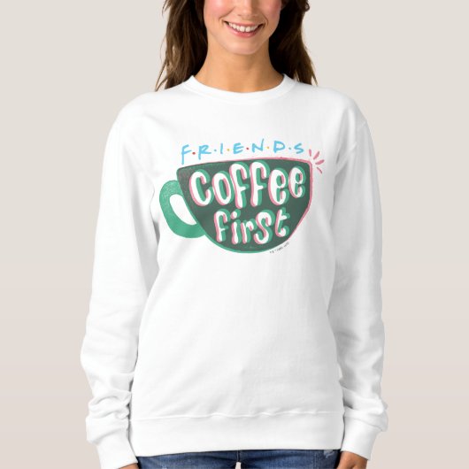 Sweatshirt AMIS™ | Café d'abord (Devant)