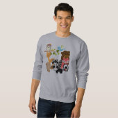 Sweatshirt Amis de forêt (Devant entier)
