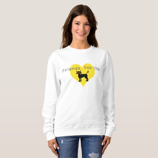 Sweatshirt Amis de la vie (Devant entier)