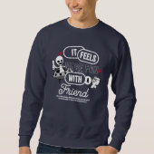 Sweatshirt Amis Galactiques de l'Espace | Hommes (Devant)