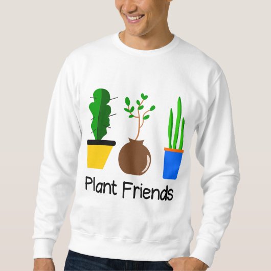 Sweatshirt amis plantes (Devant)