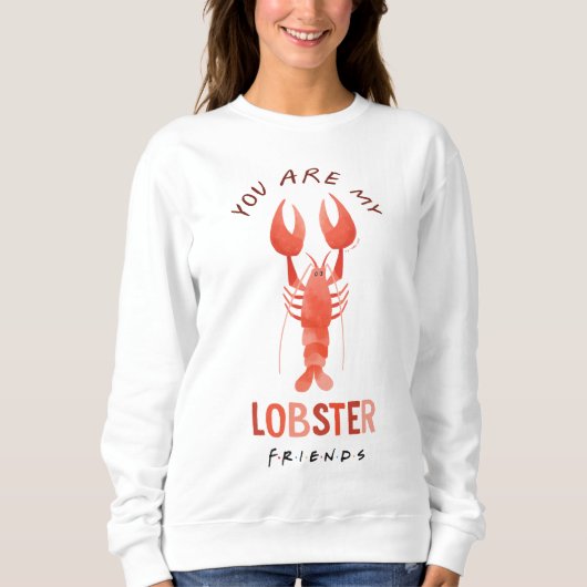 Sweatshirt AMIS™ | Vous êtes mon homard aquarelle graphique (Devant)