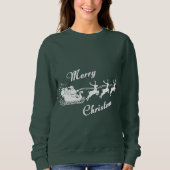 Sweatshirt Amita - Santa Sleigh Christmas Design (Devant)
