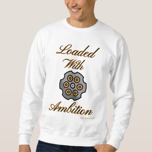 Sweatshirt Ammo Apparel USA Chargé avec Ambition Hommes (Devant)