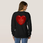 Sweatshirt Amour 2 (Dos entier)