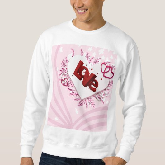 Sweatshirt Amour 3D (Devant)