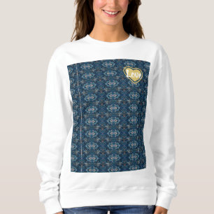 Sweatshirt - AMOUR / Bleu - Adiela Akoo