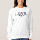 Sweatshirt Amour Chrétien Comme Jésus (Devant)