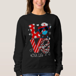 Sweatshirt Amour Dabbing Cœur Soins Infirmiers CNA Infirmière