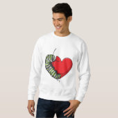 Sweatshirt Amour de chenille (Devant entier)