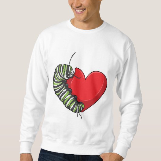 Sweatshirt Amour de chenille (Devant)