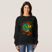 Sweatshirt Amour de Plage (Devant entier)