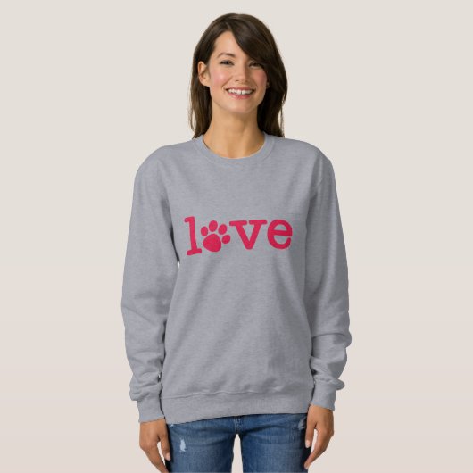 Sweatshirt Amour des animaux (Devant entier)