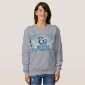Sweatshirt Amour des pingouins d'hiver (Devant entier)
