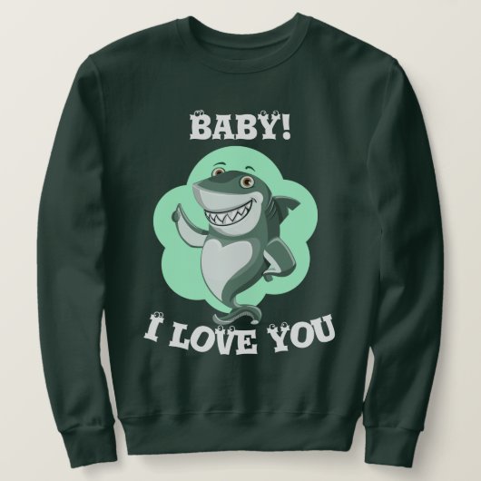 Sweatshirt Amour drôle (Design devant)