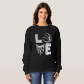 Sweatshirt Amour du basket-ball (Devant entier)