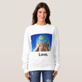 Sweatshirt Amour Enfants Mains (Devant entier)