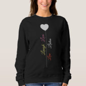 Sweatshirt Amour et rire (Devant)