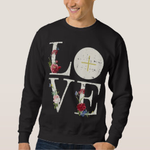 Sweatshirt Amour Eucharistie Première Communion Sainte Cath c