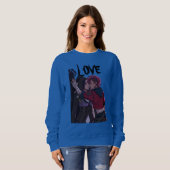 Sweatshirt Amour fille garçon (Devant entier)
