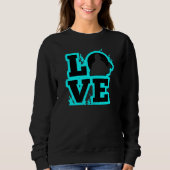 Sweatshirt Amour Firefighter Girlfriend (Devant)
