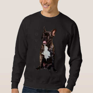 Sweatshirt Amour French Bulldog Frenchie Maman Papa Chien Chi