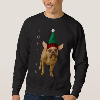 Sweatshirt Amour French Bulldog Frenchie Maman Papa Chien Chi