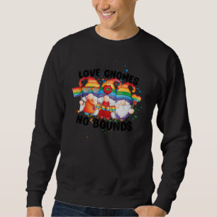 Sweatshirt Amour Gnomes Pas De Frontières Lgbt Gay pride Drap