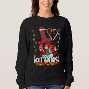 Sweatshirt Amour Icu Infirmière Santa Hat Candy Xmas Pajama