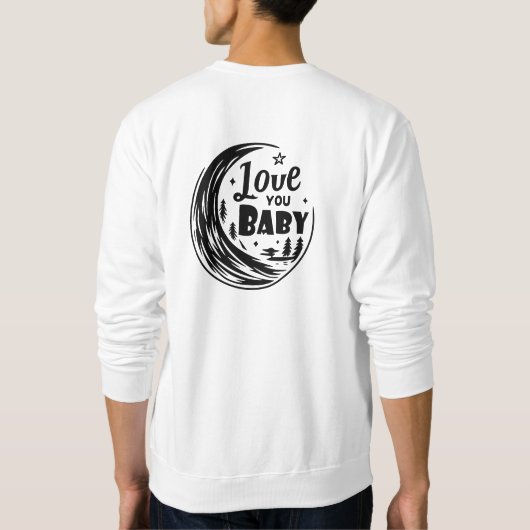 Sweatshirt Amour Lune (Dos)