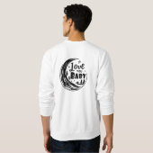 Sweatshirt Amour Lune (Dos entier)