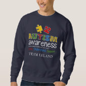 Sweatshirt Amour sensibilisation sur l'autisme Comprendre le (Devant)