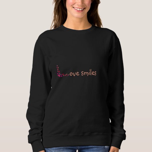 Sweatshirt Amour Sourires (Devant)