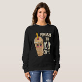 Sweatshirt amoureux Café glacé (Devant entier)