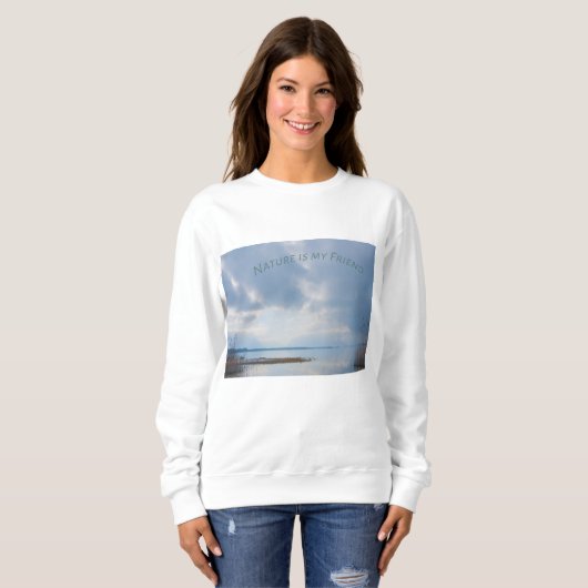 Sweatshirt Amoureux de la nature (Devant entier)