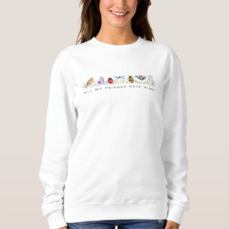 Sweatshirt Amoureux de la nature - Tous mes amis ont des aile