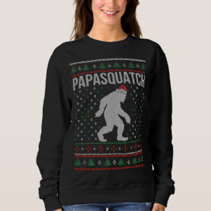 Sweatshirt Amoureux de l'arbre de Noël Bigfoot - Family Pa
