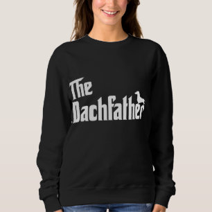 Sweatshirt Amoureux de les chiens Dachshund Le Dachfather Fun