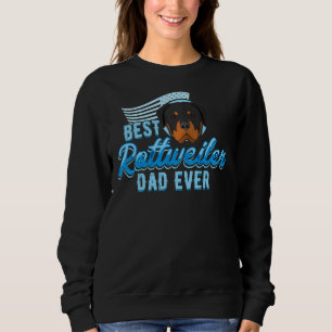 Sweatshirt Amoureux de les chiens Meilleur Rottweiler Papa Ja