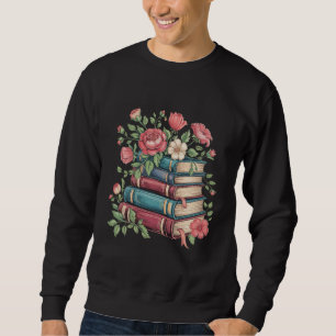 Sweatshirt Amoureux de livres enseignants Retour à l'école Fl