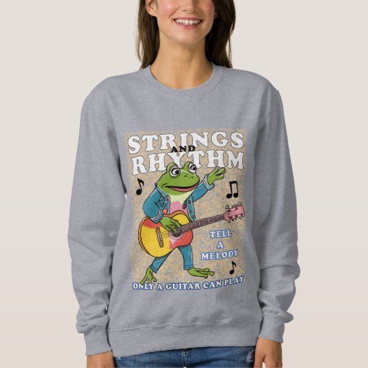 Sweatshirt amoureux de musique (Devant)