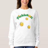 Sweatshirt Amoureux de Pickleball drôle (Devant)