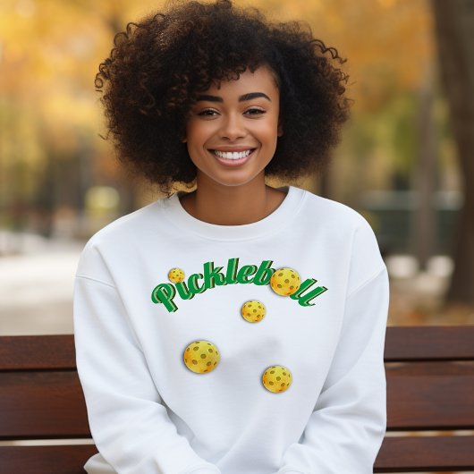 Sweatshirt Amoureux de Pickleball drôle