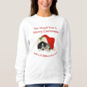 Sweatshirt Amoureux des animaux de compagnie, Chiens Chats, A (Devant)