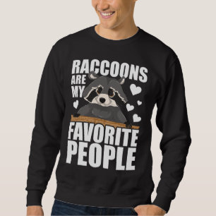 Sweatshirt Amoureux des animaux forestier mignon poubelle Pan