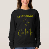 Sweatshirt Amoureux des Animaux Jaune Écriture Chat Maman Per (Devant)