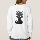 Sweatshirt Amoureux des chats (Dos)