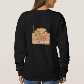 Sweatshirt Amoureux des chats certifié (Dos)
