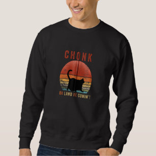 Sweatshirt Amoureux des chats Funny Chat Mème Chonk Chat Zip
